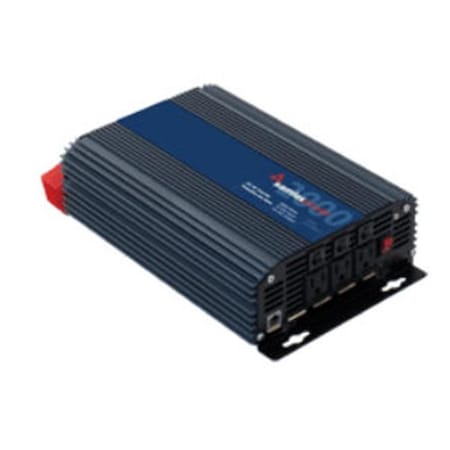 All Power Supply Power Inverter, Modified Sine Wave, 4,000 W Peak, 2,000 W Continuous, 3 Outlets SAM-2000-12